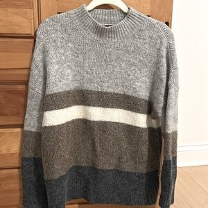 Massimo Dutti Striped Pullover Sweater Size XS